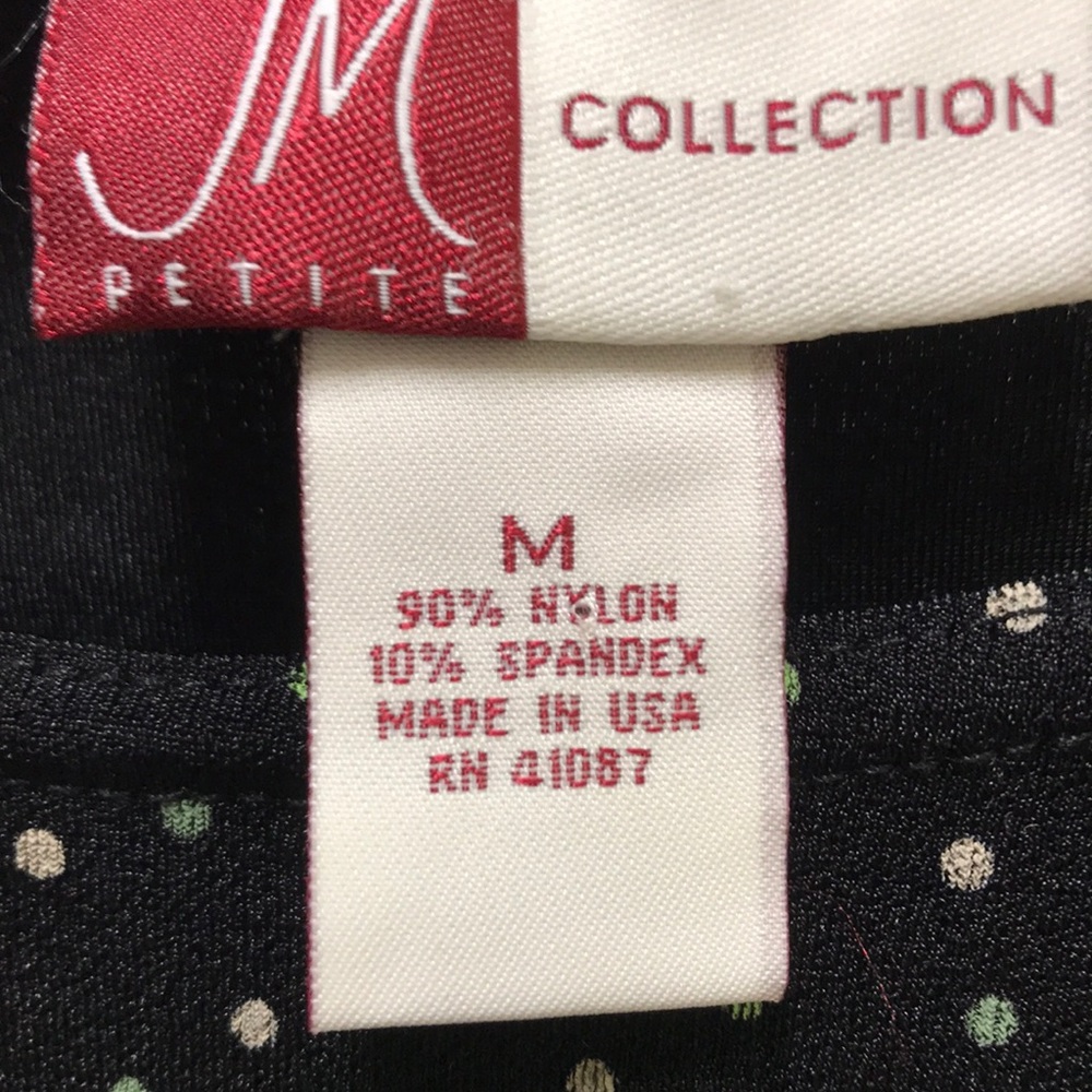 JM Collection petite skirt and top Med/Lg - Picture 5 of 6